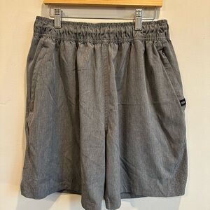 Legend. Gray Men's Workout Shorts. Size M.